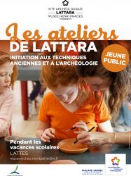 Du 9 juillet au 31 août 2018, ateliers pour les enfants au site archéologique Lattara-musée Henri Prades à Lattes